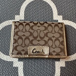 COACH signature collection wallet
